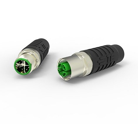 NEW M12 X-CODE CABLE ASSEMBLY FROM TE CONNECTIVITY